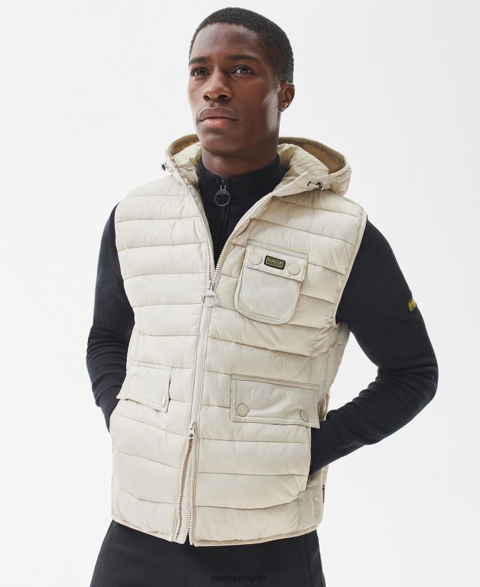衣類 Barbour オースティン フード付きジレ 靄 男性 RV6THF233