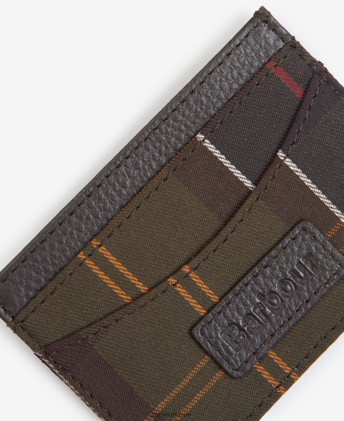 アクセサリー Barbour タータンチェックのカードホルダー クラシックなタータンチェック 男性 RV6THF2380