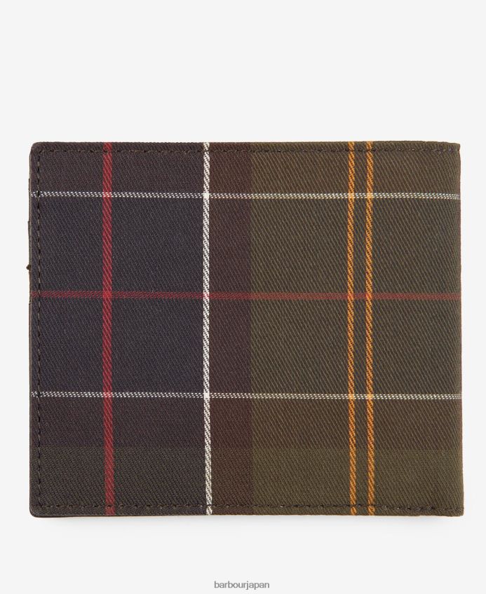 アクセサリー Barbour タータンチェックの財布 クラシックなタータンチェック 男性 RV6THF2382