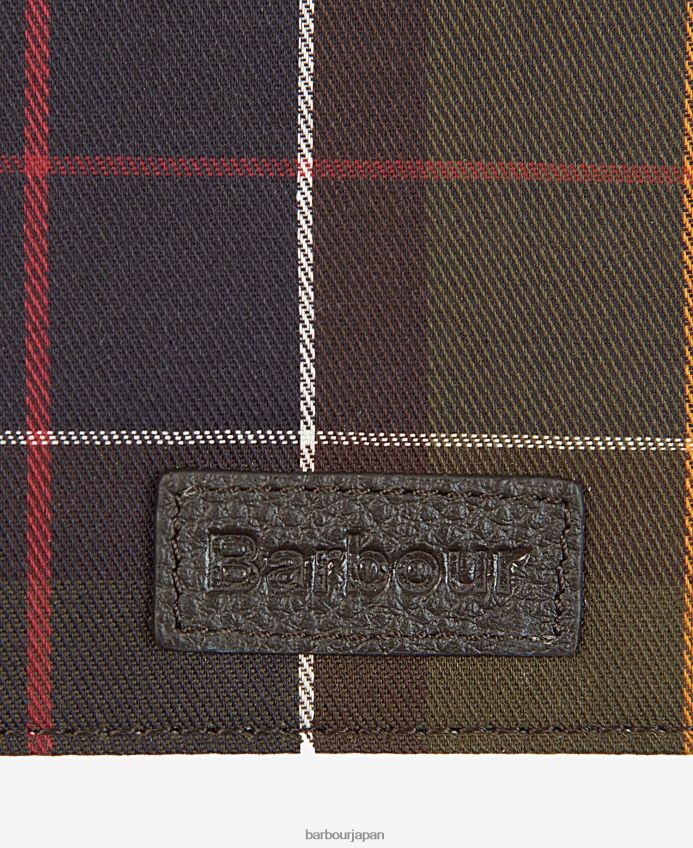 アクセサリー Barbour タータンチェックの財布 クラシックなタータンチェック 男性 RV6THF2382