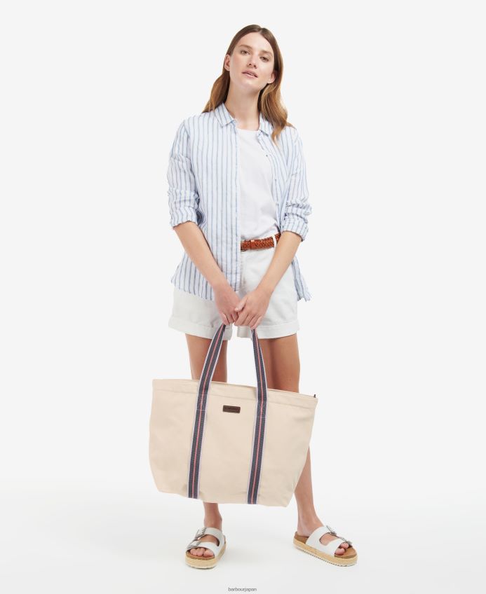 アクセサリー Barbour マディソンビーチ トートバッグ 生成り 女性 RV6THF2386