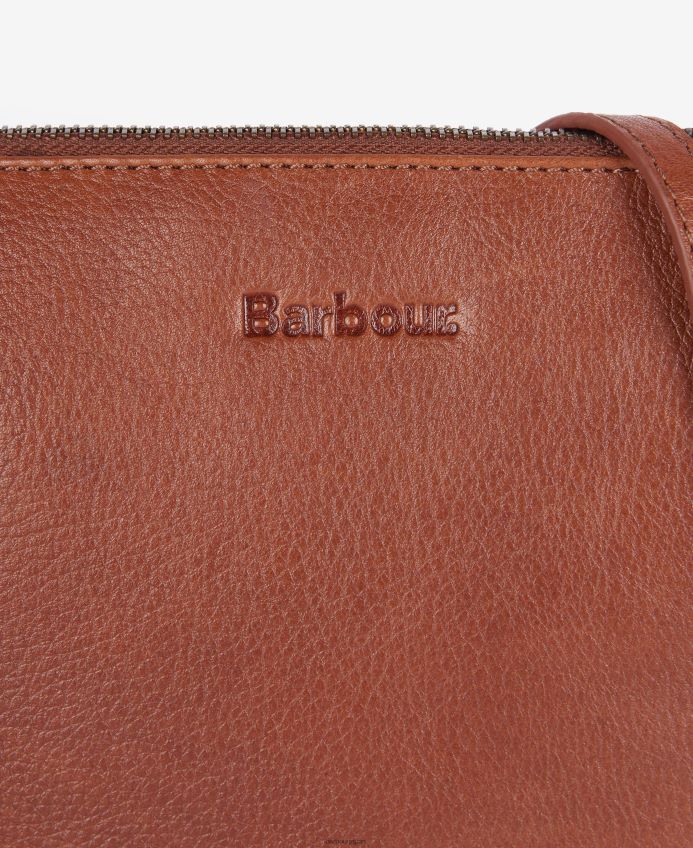 アクセサリー Barbour ロシー レザー クロスボディバッグ クラシックブラウン 女性 RV6THF2387