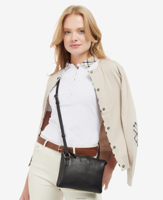 アクセサリー Barbour ロシー レザー クロスボディバッグ クラシックブラウン 女性 RV6THF2388