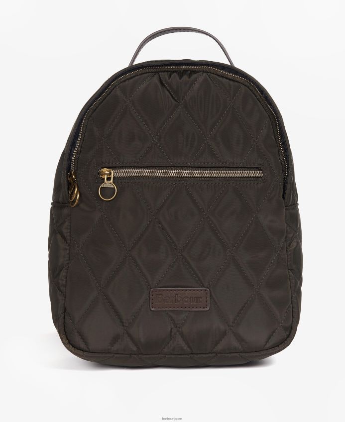 アクセサリー Barbour ウィットフォード キルティング バックパック ヘシアン語 女性 RV6THF2392