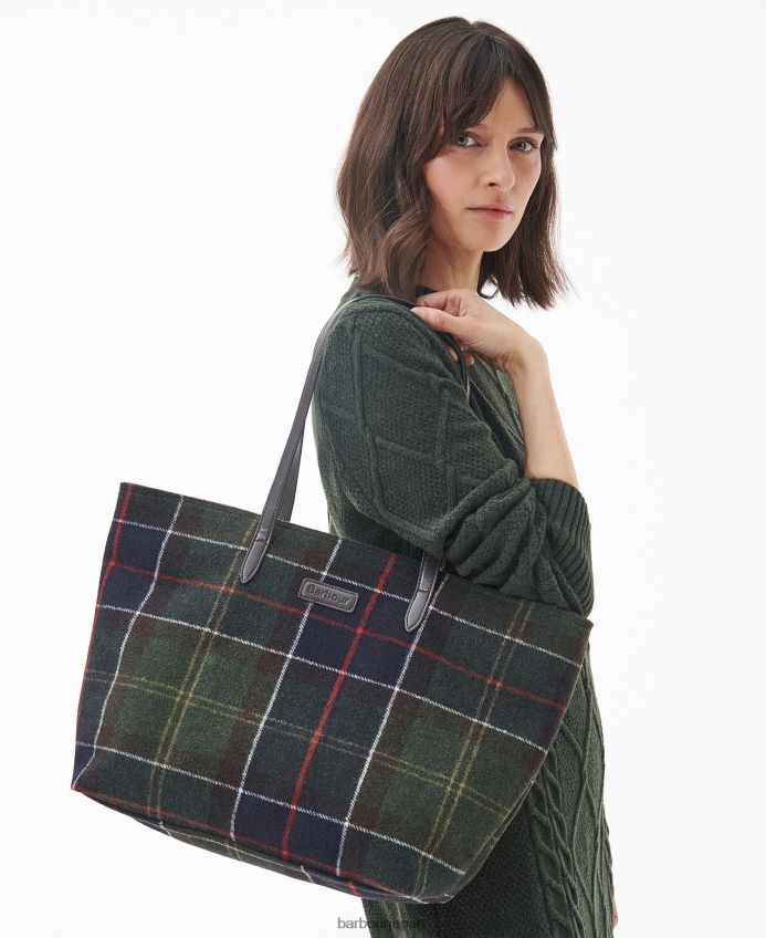 アクセサリー Barbour タッシェ ウィットフォード タータンチェック トート クラシックなタータンチェック 女性 RV6THF2394