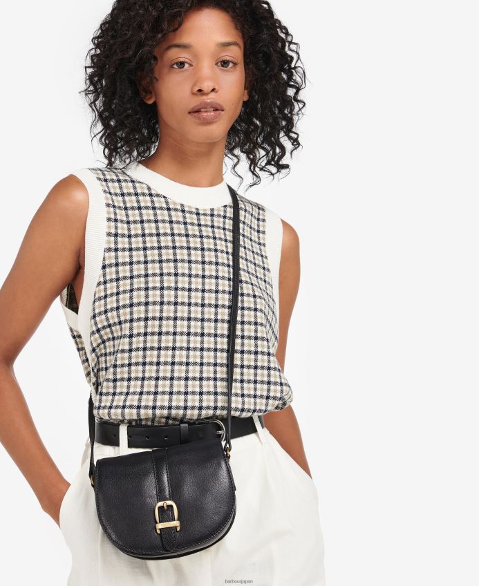 アクセサリー Barbour レア レザーサドルバッグ ダークブラウン 女性 RV6THF2403