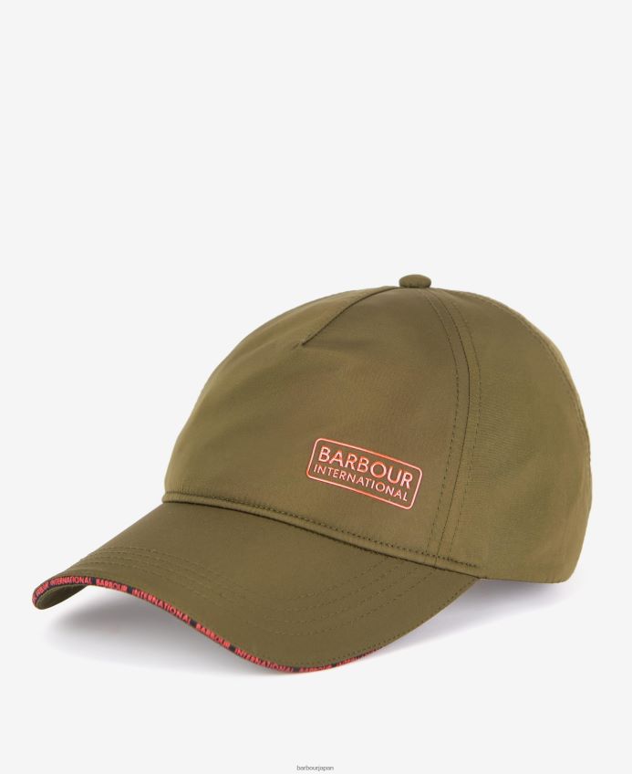 アクセサリー Barbour マグナスポーツキャップ パーマーズグリーン 女性 RV6THF2433