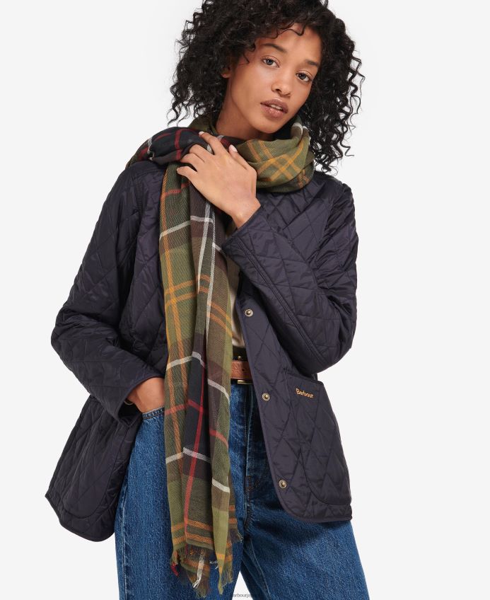 アクセサリー Barbour クリスティのタータンチェック クラシック 女性 RV6THF2446