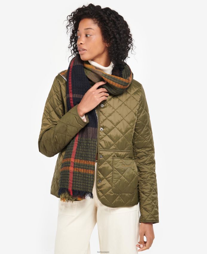 アクセサリー Barbour 信仰のタータンチェック トレンチ/ネイビー 女性 RV6THF2450