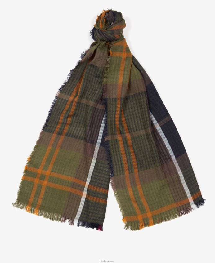 アクセサリー Barbour 信仰のタータンチェック トレンチ/ネイビー 女性 RV6THF2450