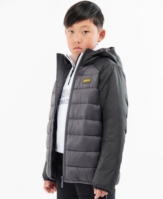 衣類 Barbour フード付きダルウィッチキルティングジャケット 海軍 男の子たち RV6THF2479