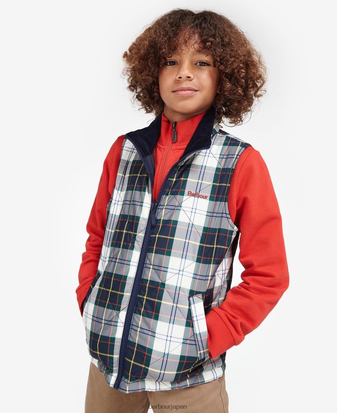 衣類 Barbour フィンナルジレ 夏のアイビータータンチェック 男の子たち RV6THF2494