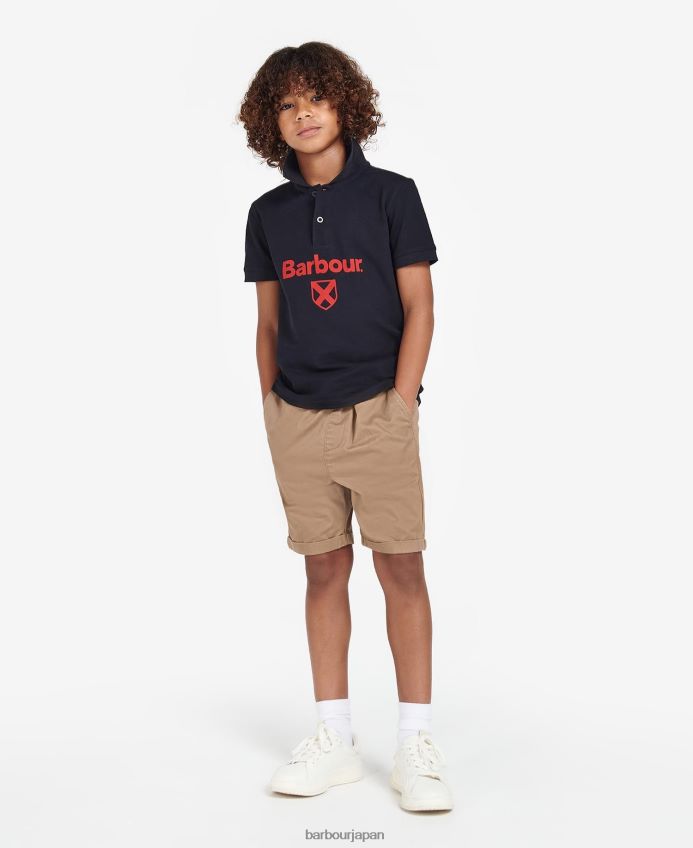 衣類 Barbour チノショーツ シティネイビー 男の子たち RV6THF2504
