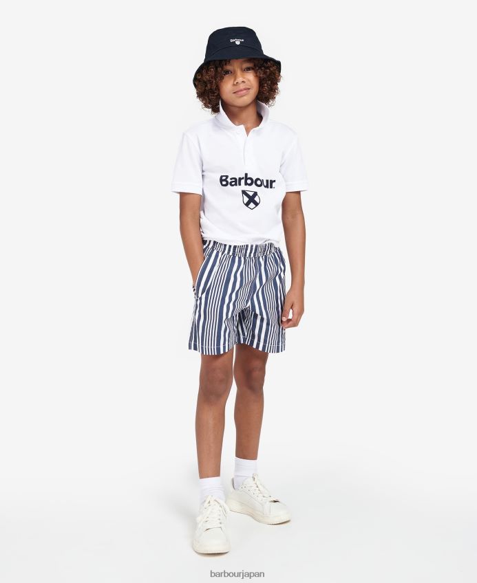 衣類 Barbour デッキハムスイムショーツ クラシックネイビー 男の子たち RV6THF2519