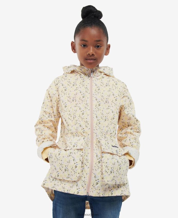 衣類 Barbour プリントマーラシャワープルーフジャケット 頭が変なひまわり 女の子 RV6THF2553
