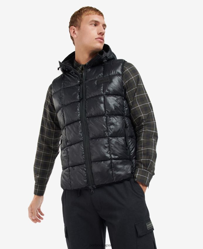 衣類 Barbour ハイブリッジジレ クラシックブラック 男性 RV6THF259