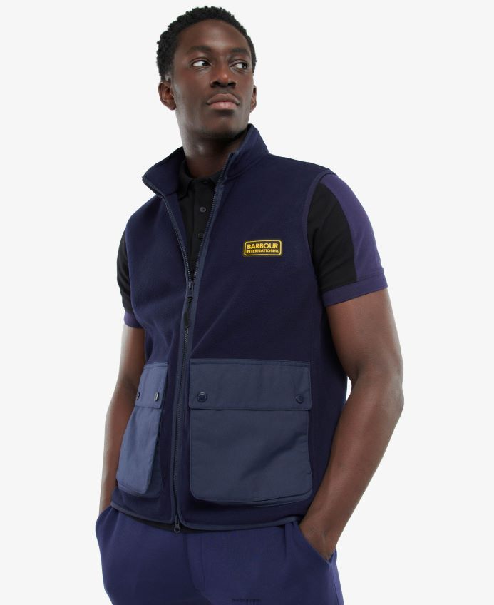 衣類 Barbour オークフリースジレ コンクリート 男性 RV6THF263