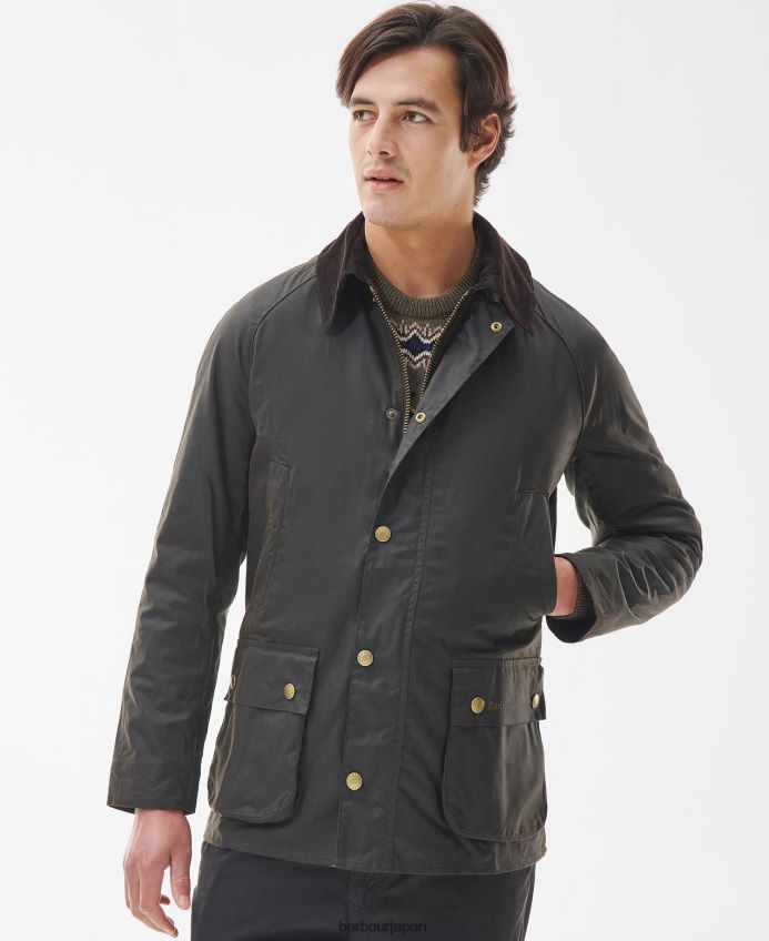 衣類 Barbour アシュビーワックスジャケット 黒 男性 RV6THF4