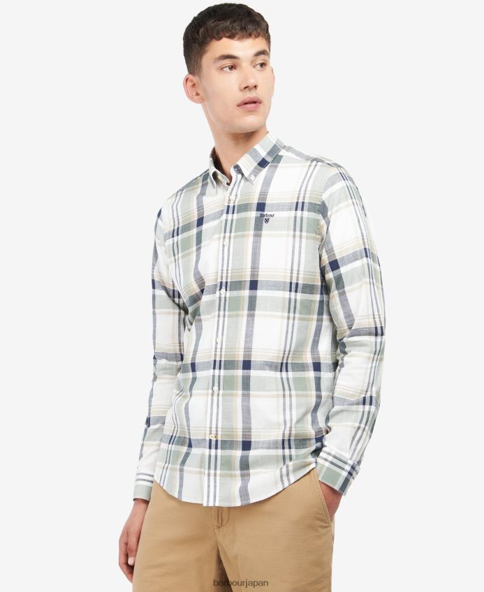 衣類 Barbour キッズテーラードシャツ オリーブ 男性 RV6THF407