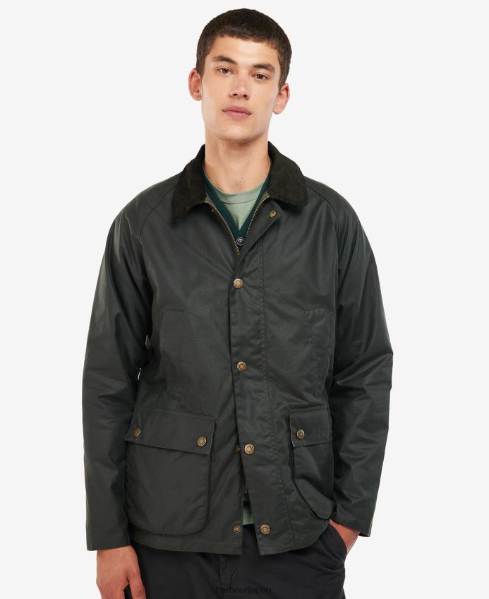 衣類 Barbour アンブルトン ワックスジャケット クラシックネイビー 男性 RV6THF45