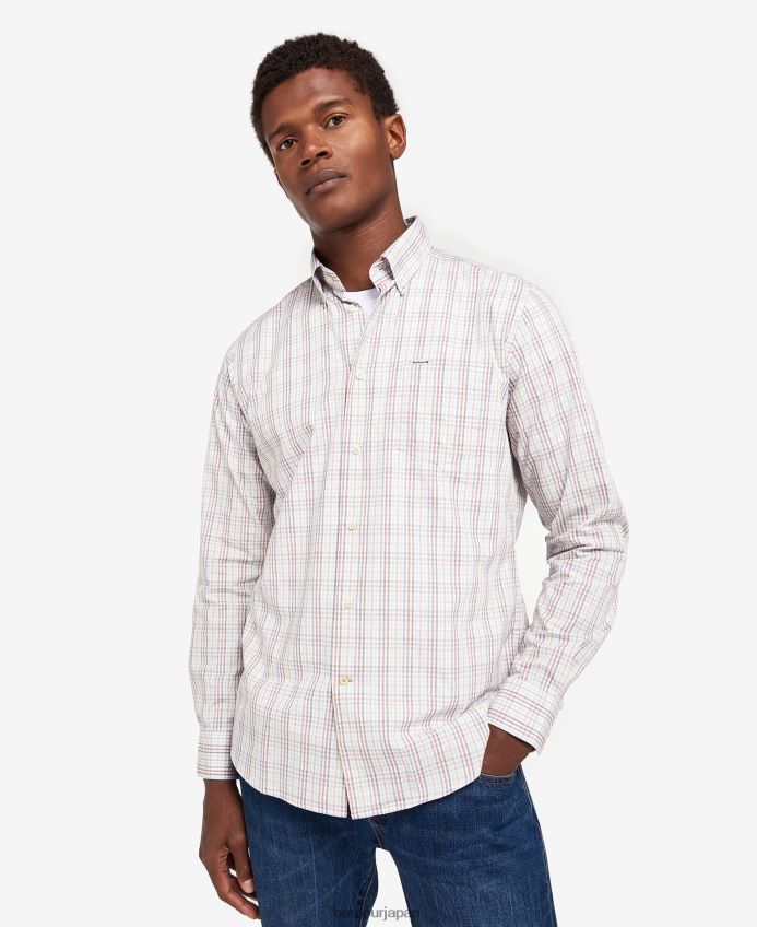 衣類 Barbour アニック テーラードシャツ 石 男性 RV6THF495