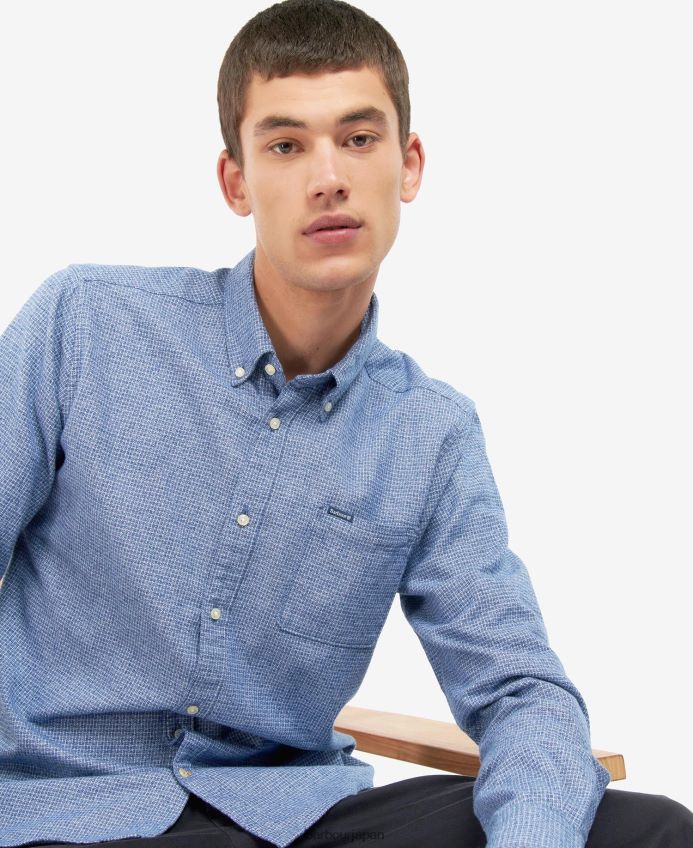 衣類 Barbour ロブフェル テーラードシャツ シャンブレー 男性 RV6THF519