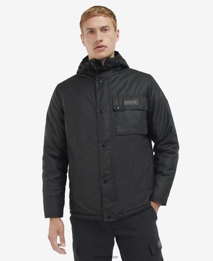 衣類 Barbour ウェストボーン ワックスジャケット クラシックブラック 男性 RV6THF55