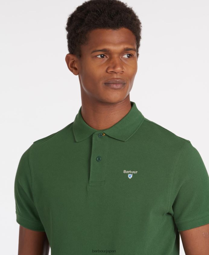 衣類 Barbour スポーツポロシャツ アトランティックブルー 男性 RV6THF567