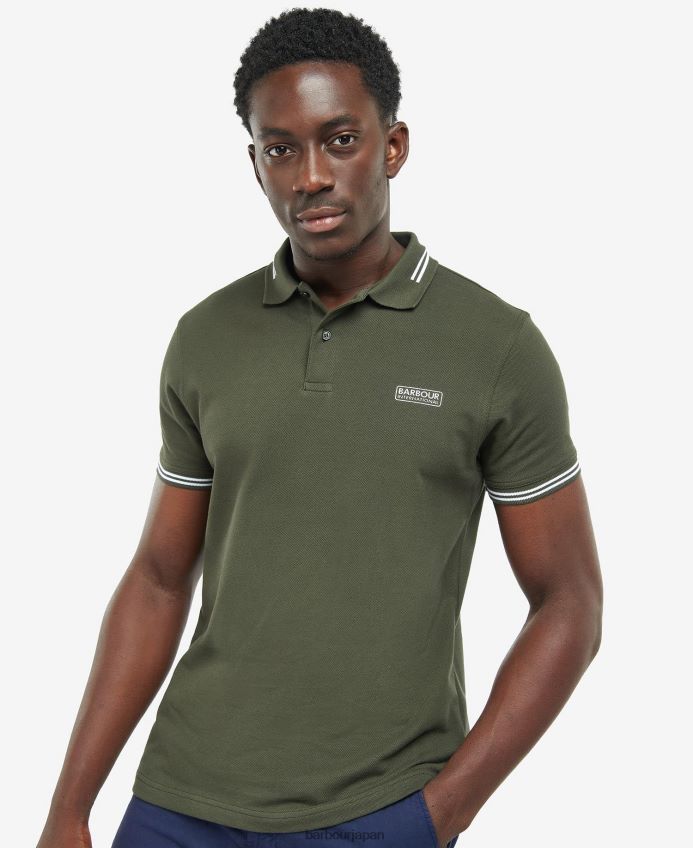 衣類 Barbour エッセンシャルチップポロシャツ 藤色 男性 RV6THF614