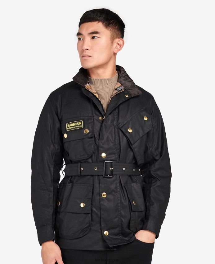 衣類 Barbour オリジナルワックスジャケット 黒 男性 RV6THF7