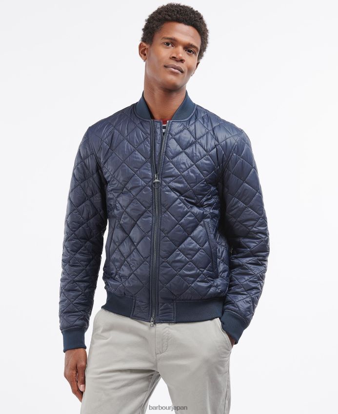 衣類 Barbour ガレント キルティングジャケット オリーブ 男性 RV6THF74