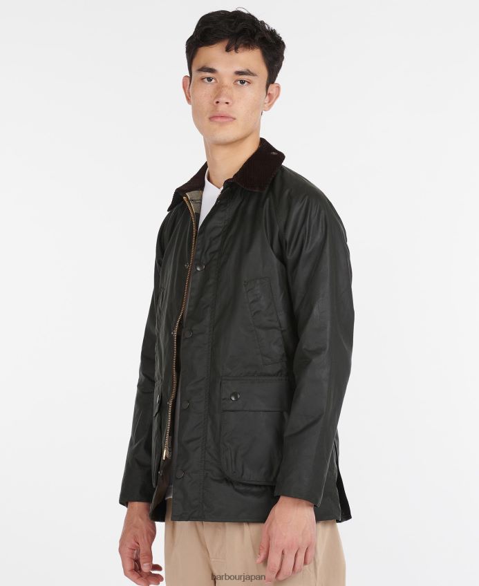 衣類 Barbour SL ビデール ワックスコットン ジャケット 黒 男性 RV6THF25