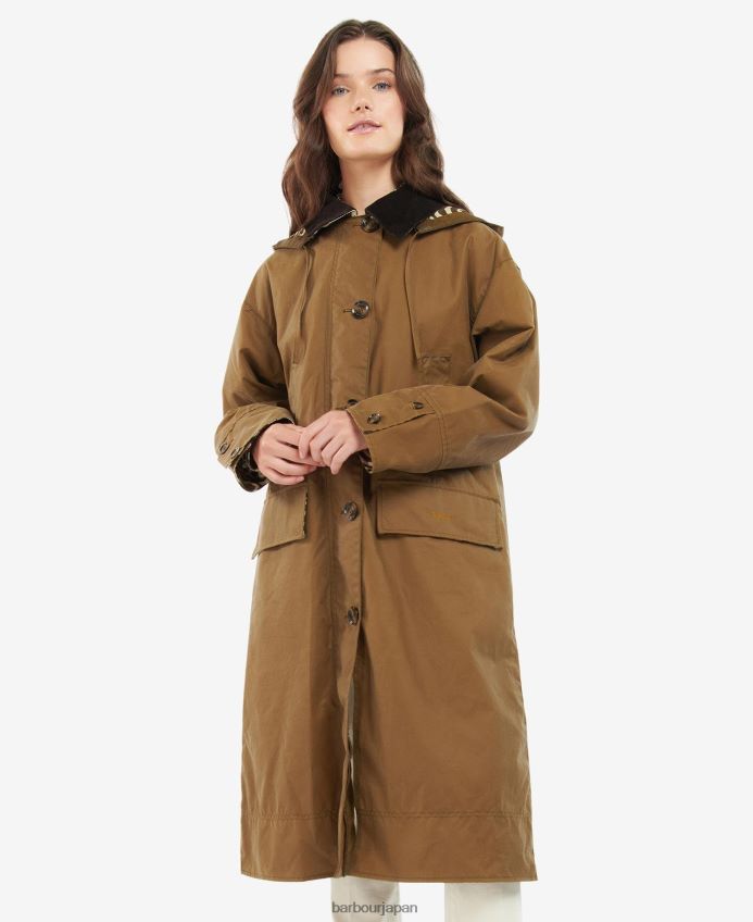 衣類 Barbour x House of Hackney ペティヴァーワックスジャケット 砂/リメリレンス/空 女性 RV6THF1382