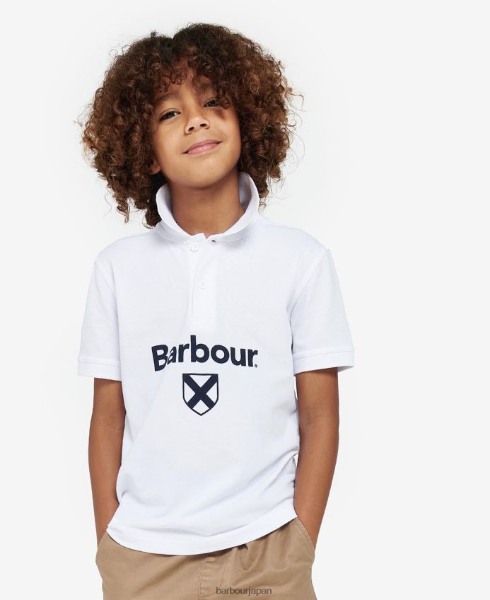 衣類 Barbour フロイドポロシャツ クラシックネイビー 男の子たち RV6THF2506