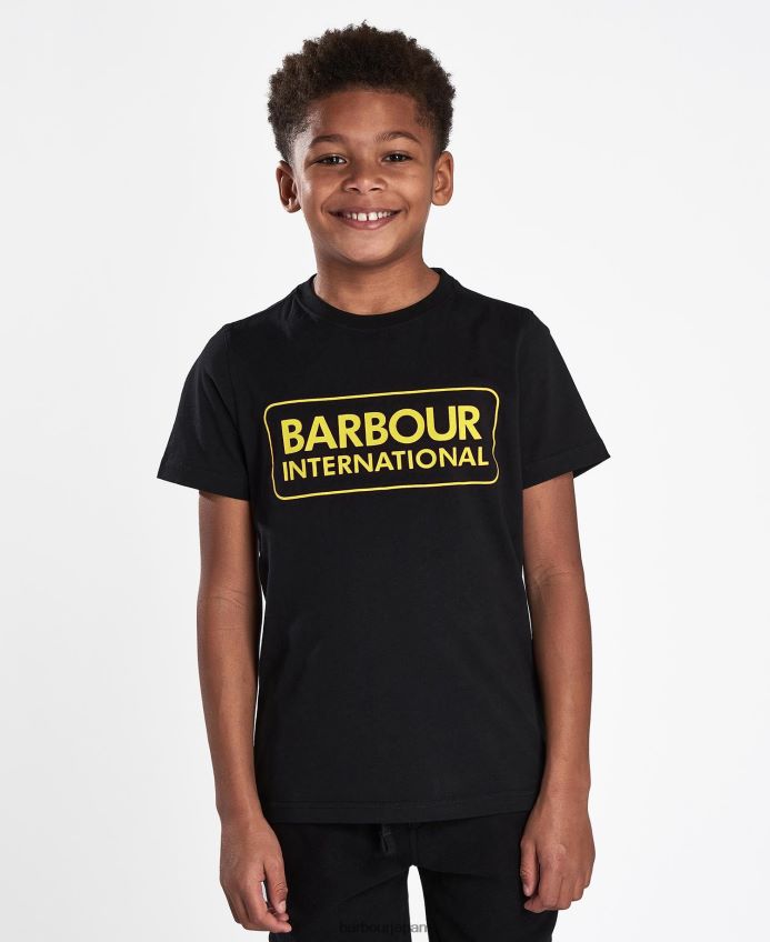 衣類 Barbour インターナショナル エッセンシャル ランアームシャツ 大きなロゴ グレーメランジ 男の子たち RV6THF2538