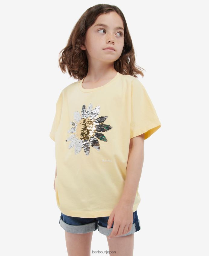 衣類 Barbour エミリーTシャツ サクラソウ 女の子 RV6THF2566