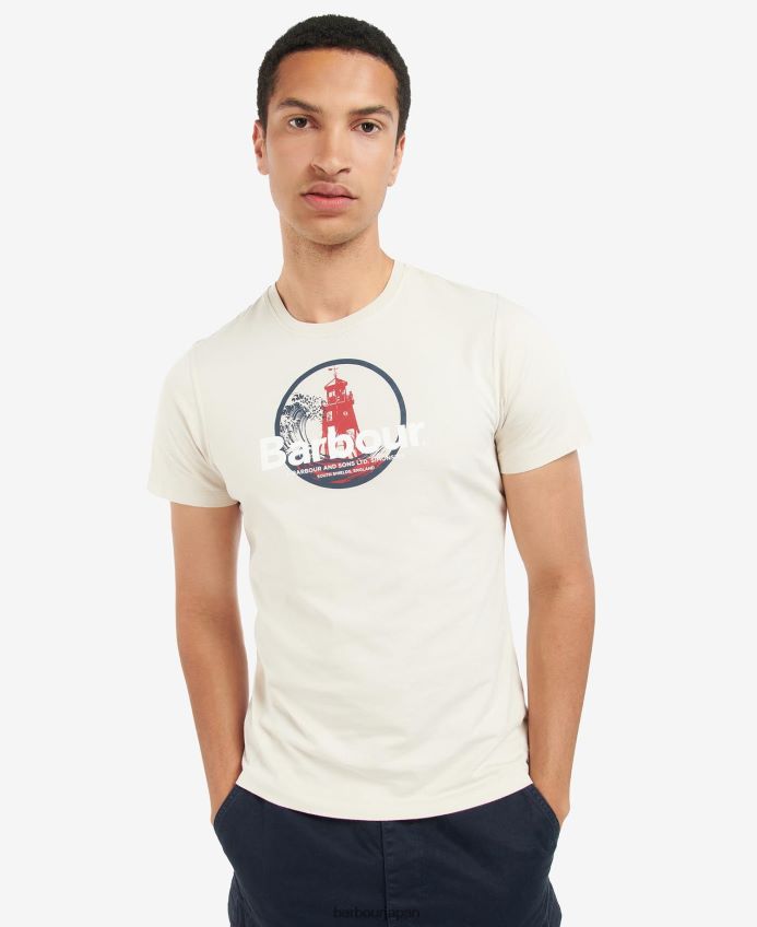 衣類 Barbour Break グラフィックプリント Tシャツ 青い霧 男性 RV6THF798