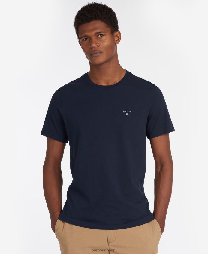 衣類 Barbour アボイン Tシャツ 白 男性 RV6THF773