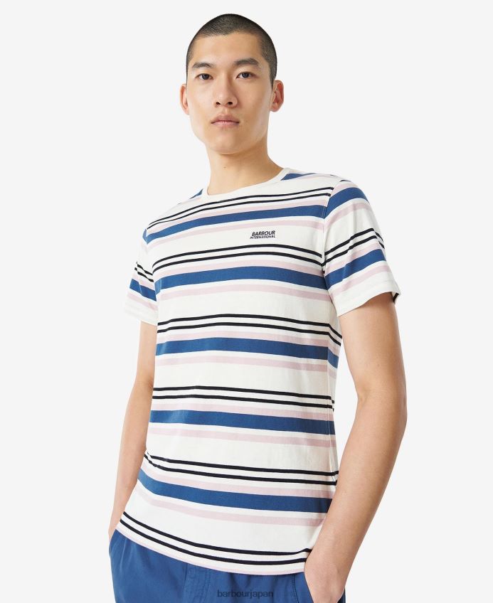衣類 Barbour ノーウッド Tシャツ 白いささやき声 男性 RV6THF780
