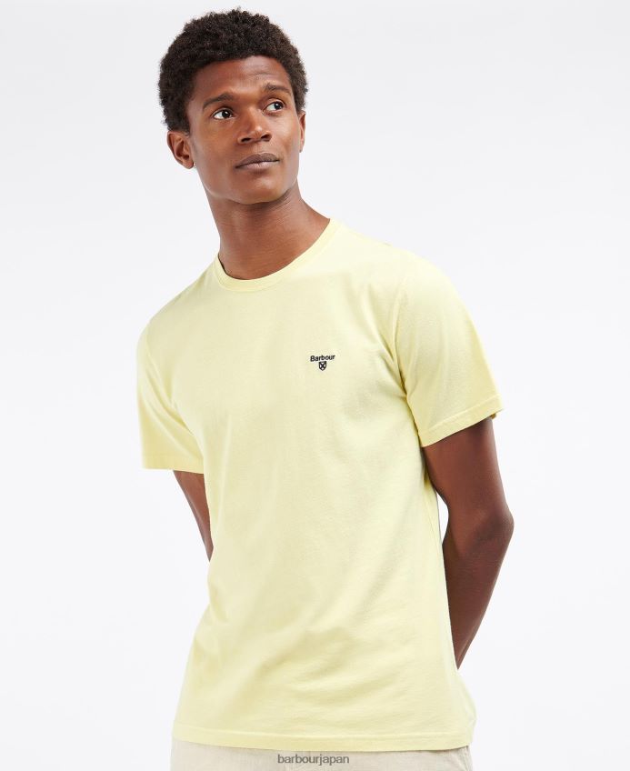 衣類 Barbour スポーツTシャツ ダスティミント 男性 RV6THF812