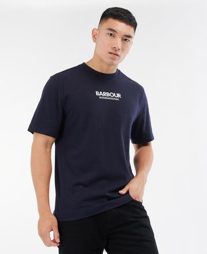 衣類 Barbour フォーミュラTシャツ 夜空 男性 RV6THF834