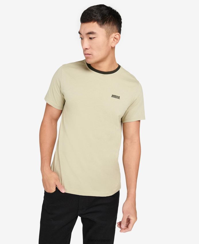 衣類 Barbour ロックTシャツ 騎兵隊の砂 男性 RV6THF871