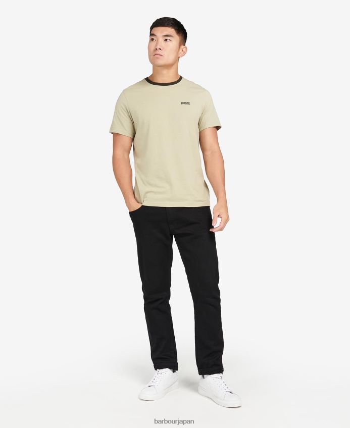 衣類 Barbour ロックTシャツ 騎兵隊の砂 男性 RV6THF871