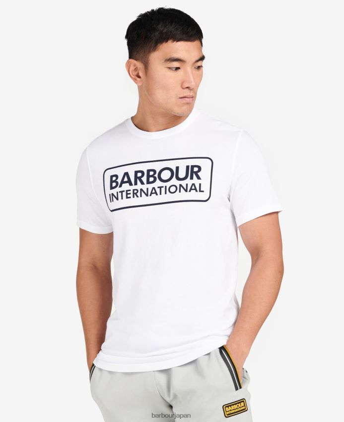 衣類 Barbour エッセンシャル ラージ ロゴ T シャツ クラシックブラック 男性 RV6THF872