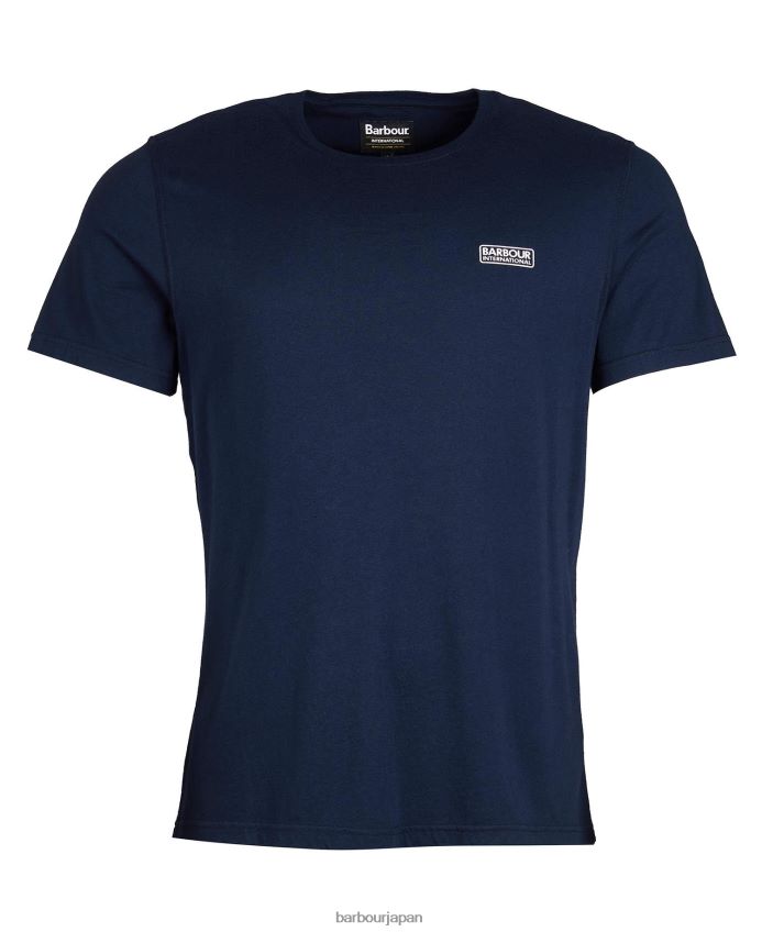 衣類 Barbour エッセンシャルスモールロゴTシャツ 海軍 男性 RV6THF874