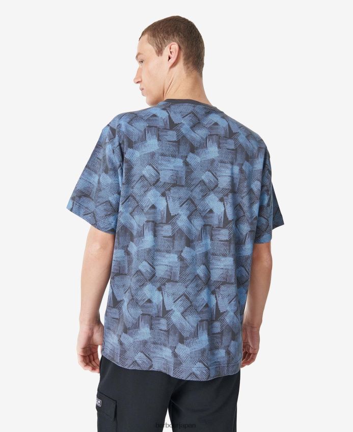 衣類 Barbour マクスウェル オーバーサイズ Tシャツ 木炭 男性 RV6THF875