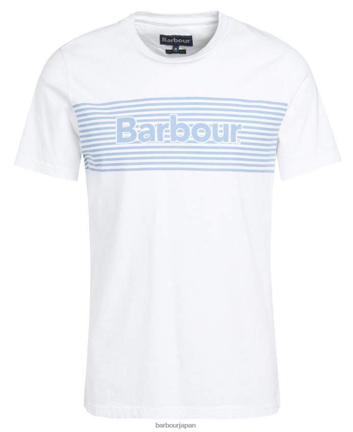 衣類 Barbour カウンドン グラフィック T シャツ クラシックネイビー 男性 RV6THF876