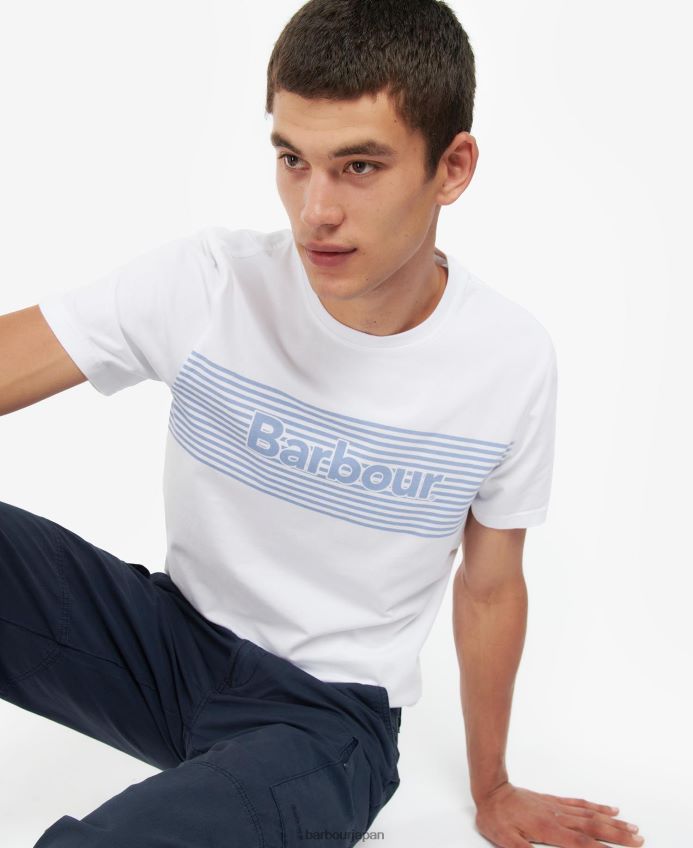 衣類 Barbour カウンドン グラフィック T シャツ クラシックネイビー 男性 RV6THF876