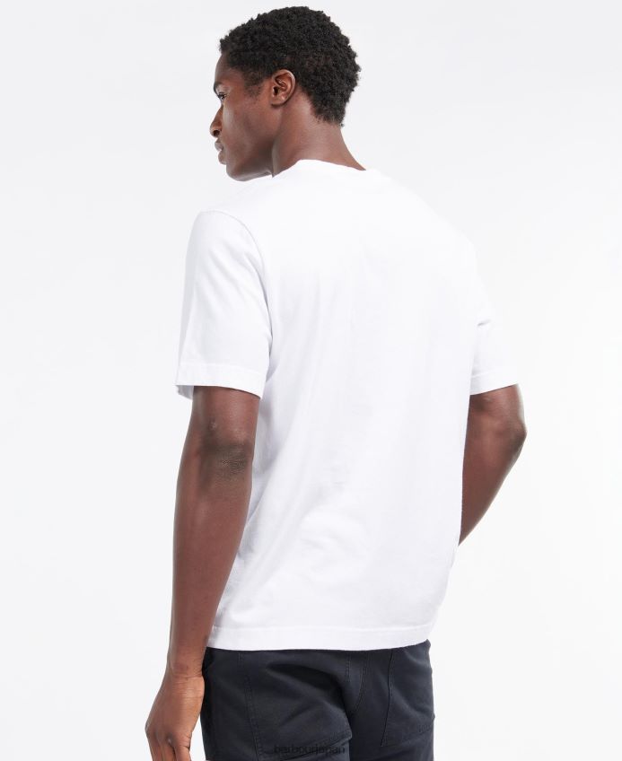 衣類 Barbour 国際的なTシャツ公式 夜空 男性 RV6THF877