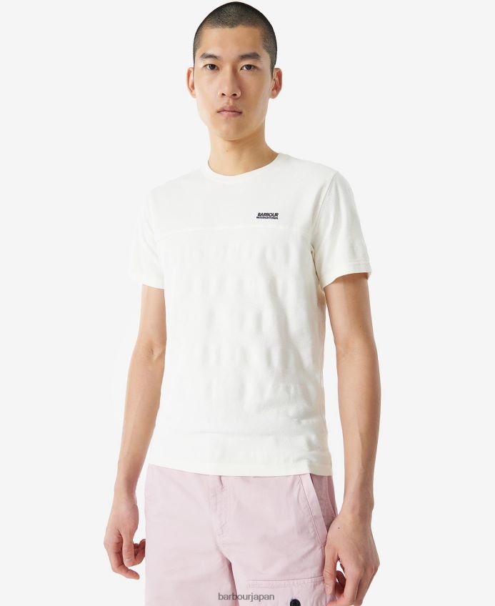 衣類 Barbour サージTシャツ 白いささやき声 男性 RV6THF890